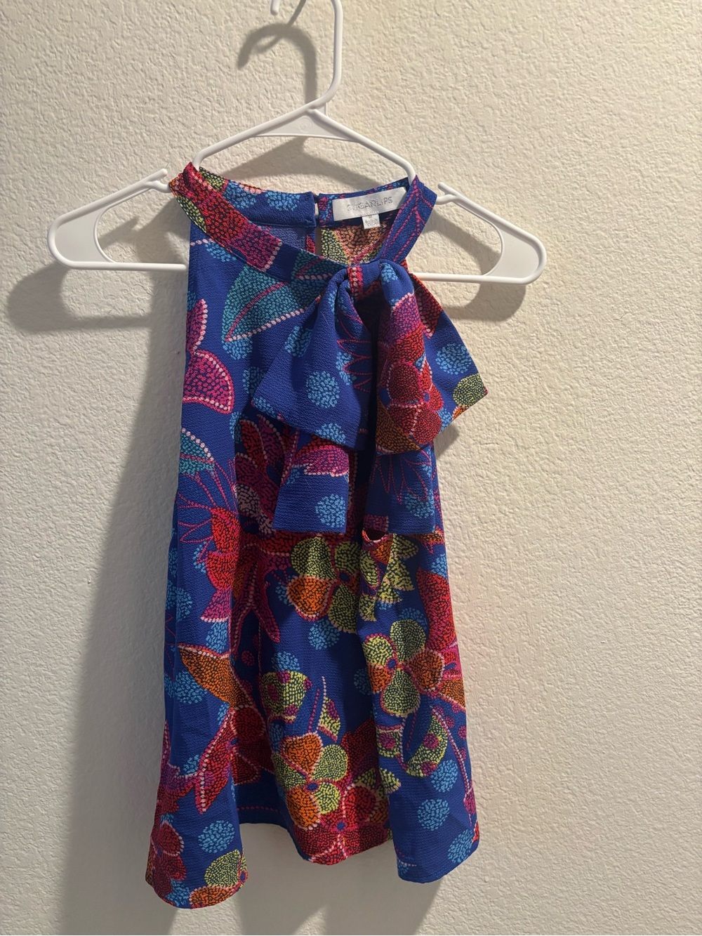 Sugarlips | Halter Neck Floral Tank | Medium